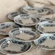 10 dessert plates 1960 Manufacture Pontesa
