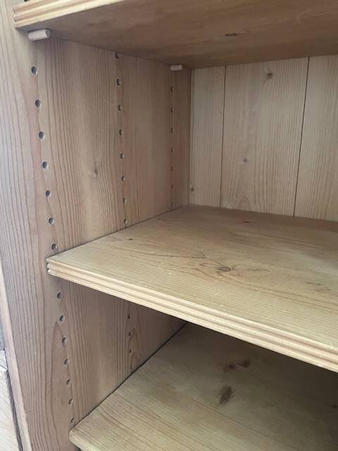 Solid pine wardrobe