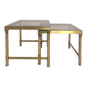 tables gigognes en laiton