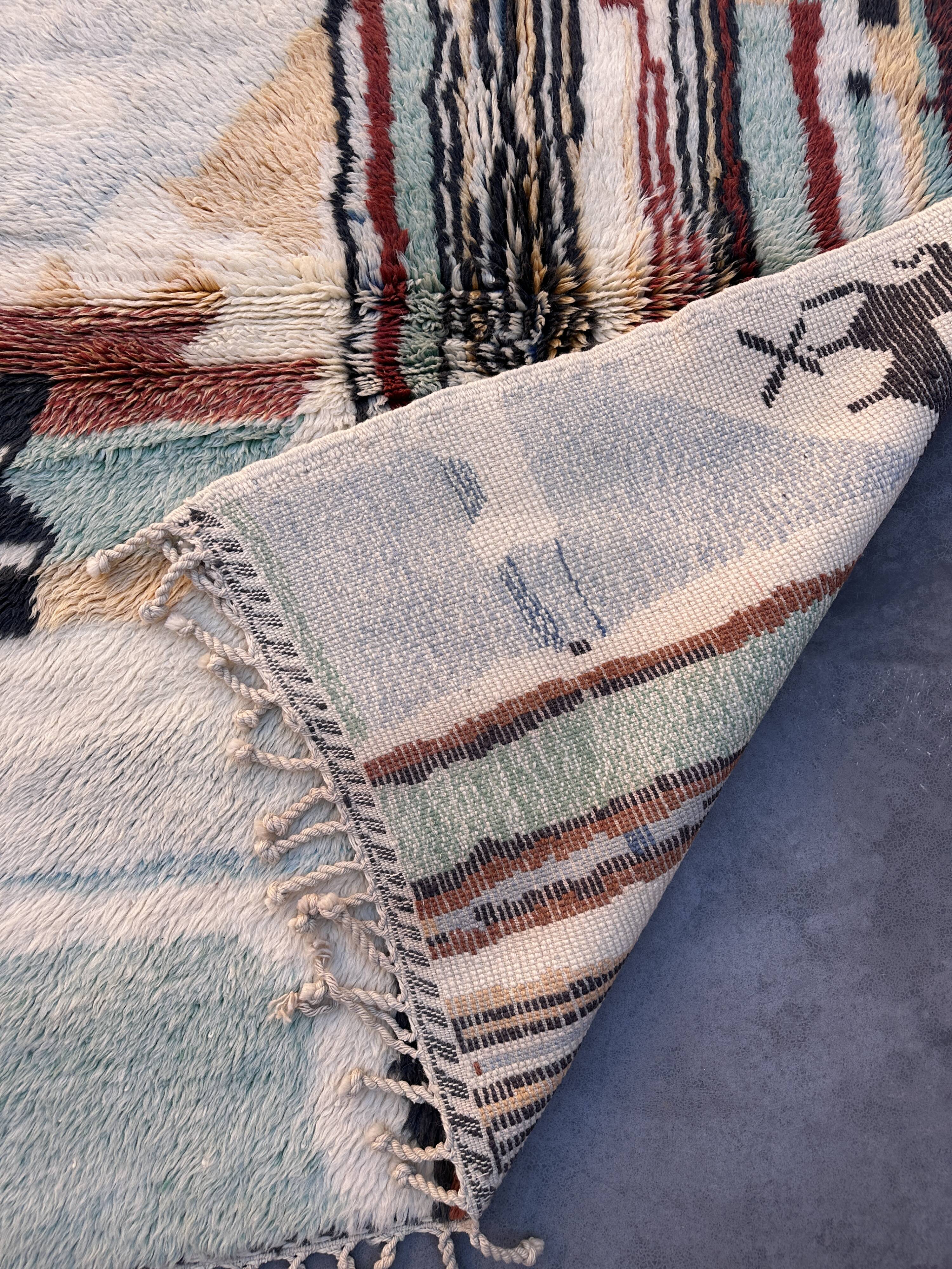 Colorful Beni M'Rirt Moroccan rug - 171 x 119 cm