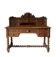 Bureau à caisse et gradin en chêne néo-Renaissance