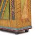Rustic Farmhouse Antique Original Folk Art Painted Bridal Cabinet