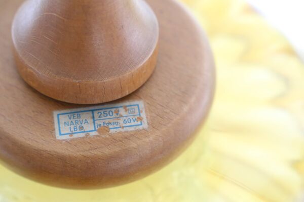 Suspension vintage Veb Narva, vintage allemand