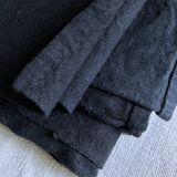 Black tinted hemp harvest tablecloth