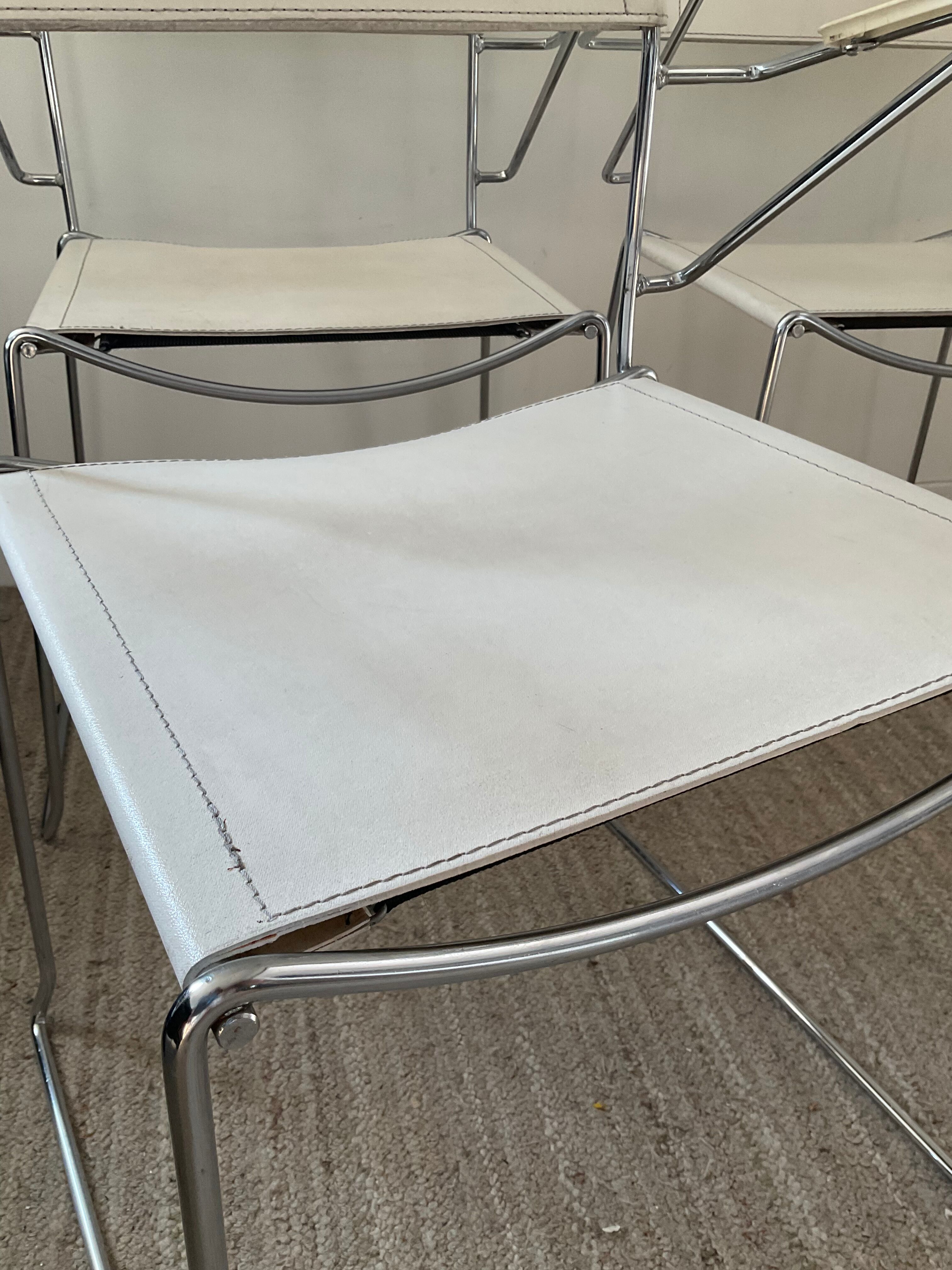 4 fauteuils Giandomenico Belotti années 70
