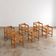 Set of 6 "Asserbo" armchairs in pine by Borge Mogensen for Karl Andersson & Söner