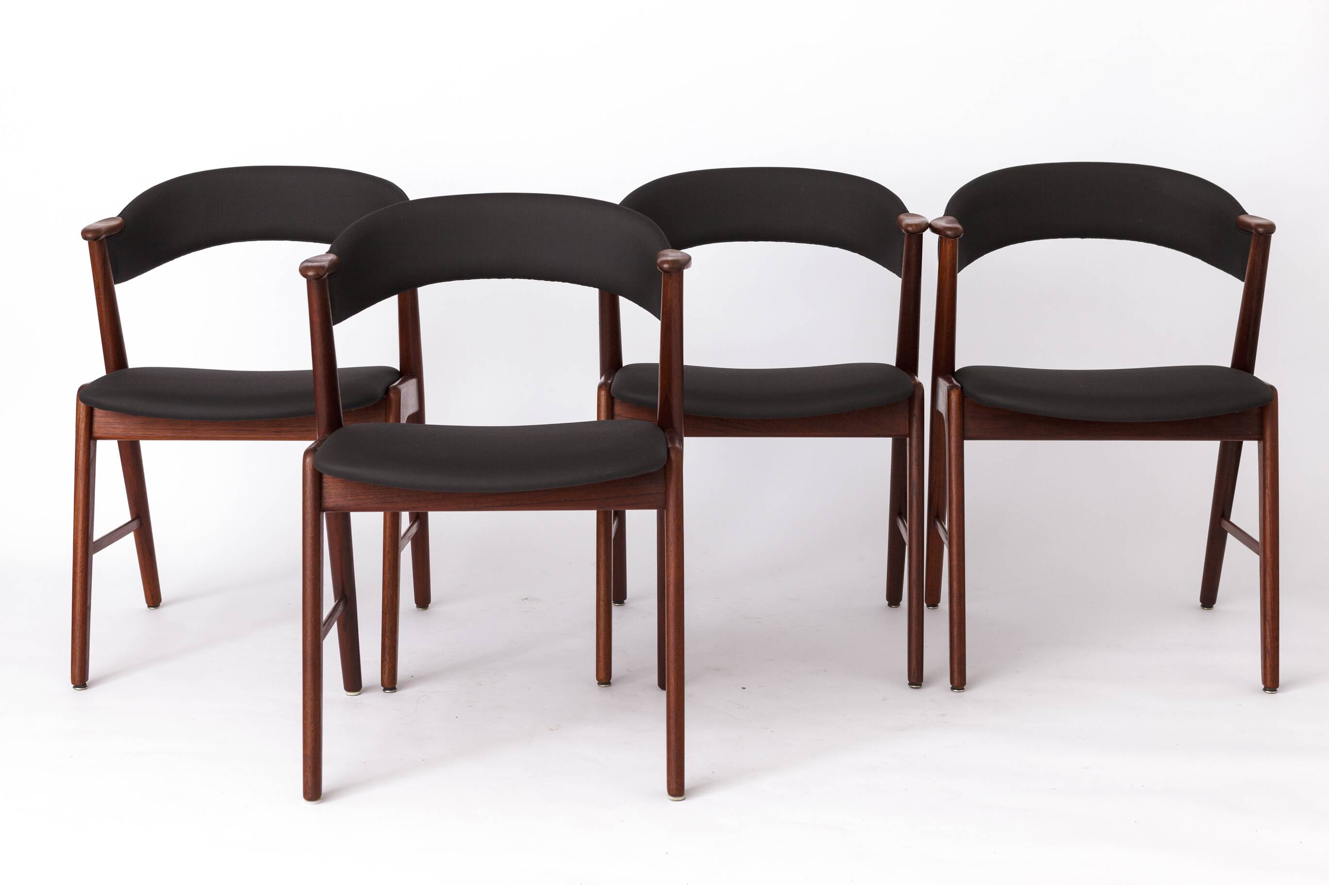 Set of 6 Danish Teak Dining Chairs by Korup Stolefabrik – 1960s Mid-Century