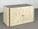 1980s buffet in stone marquetry and brass