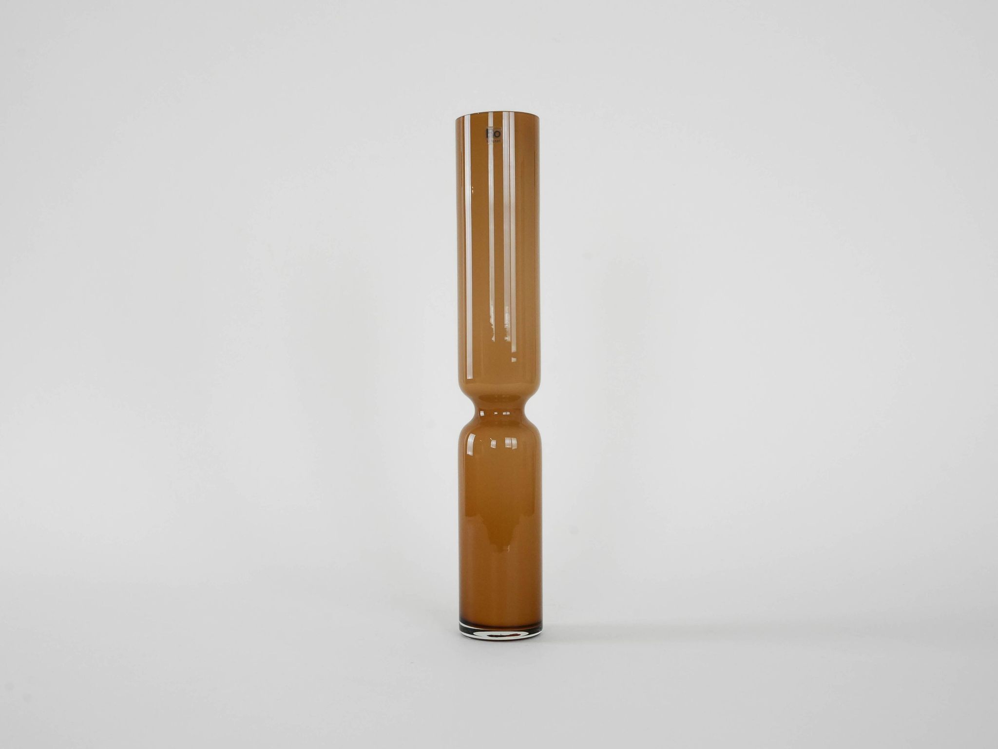 Vase en verre, design danois, années 1980, fabriqué par BoConcept