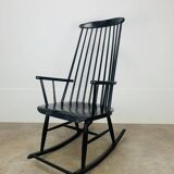 Scandinavian rocking chair in Tapiovaara style, 1960s