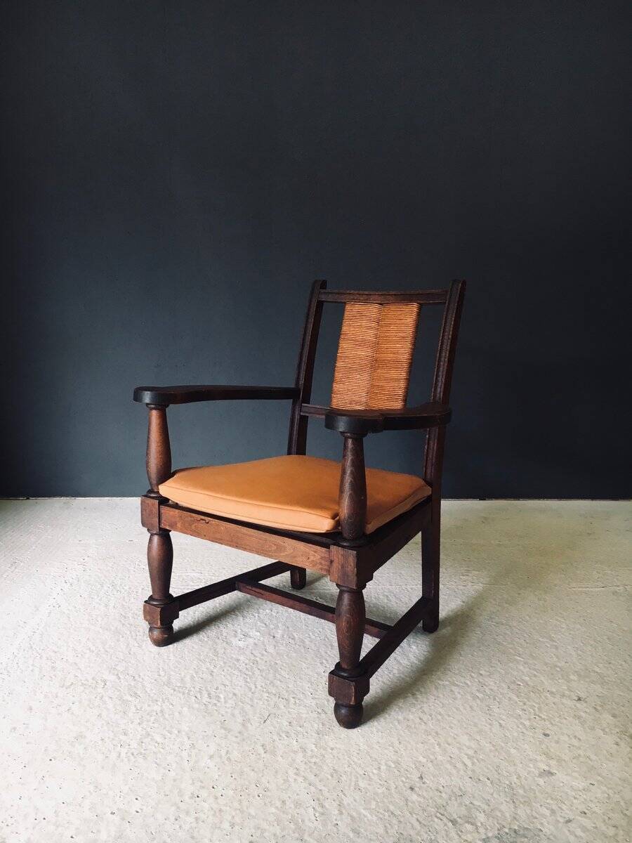 Mid-Century Modernist Armchairs in the style of Francis Jourdain, France, 1940s, Set of 2