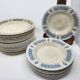 Ridgway Portland English Earthenware Plates (Set of 17)