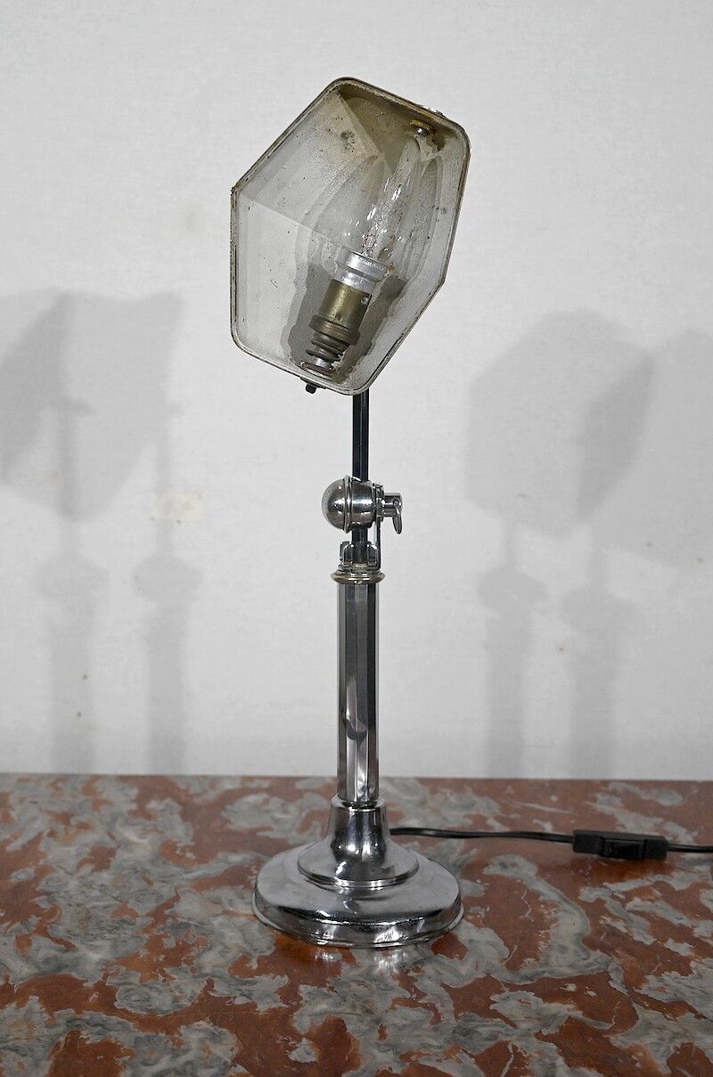 Metal desk lamp, after the pirouett' model, art deco, 1930