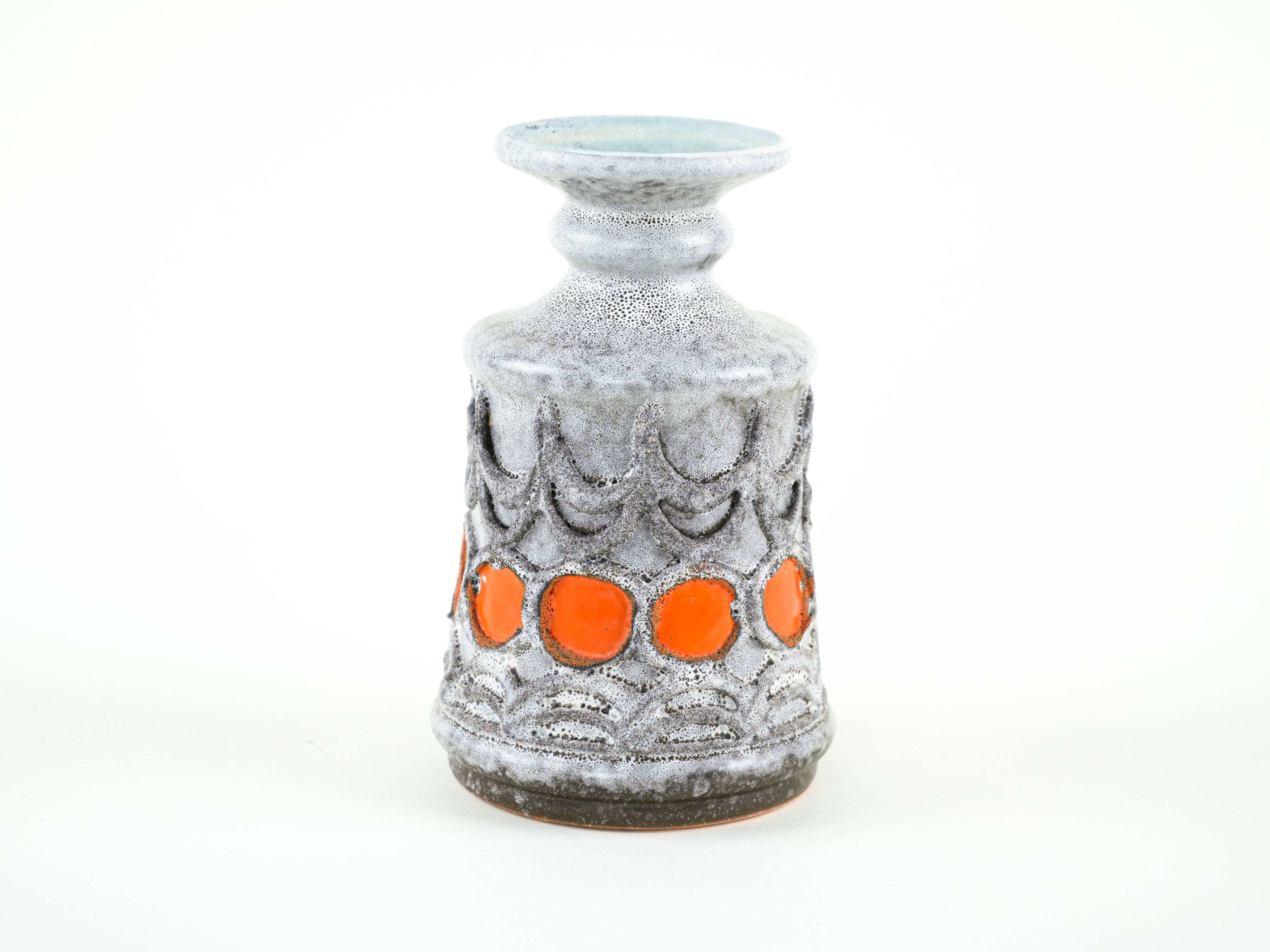 Ceramic vase, German design, 1960s, manufactured by Strehla