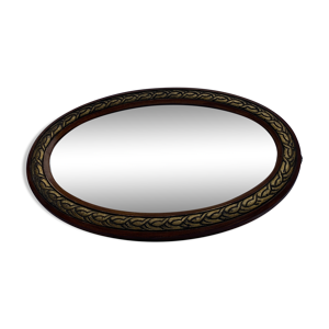miroir oval art deco