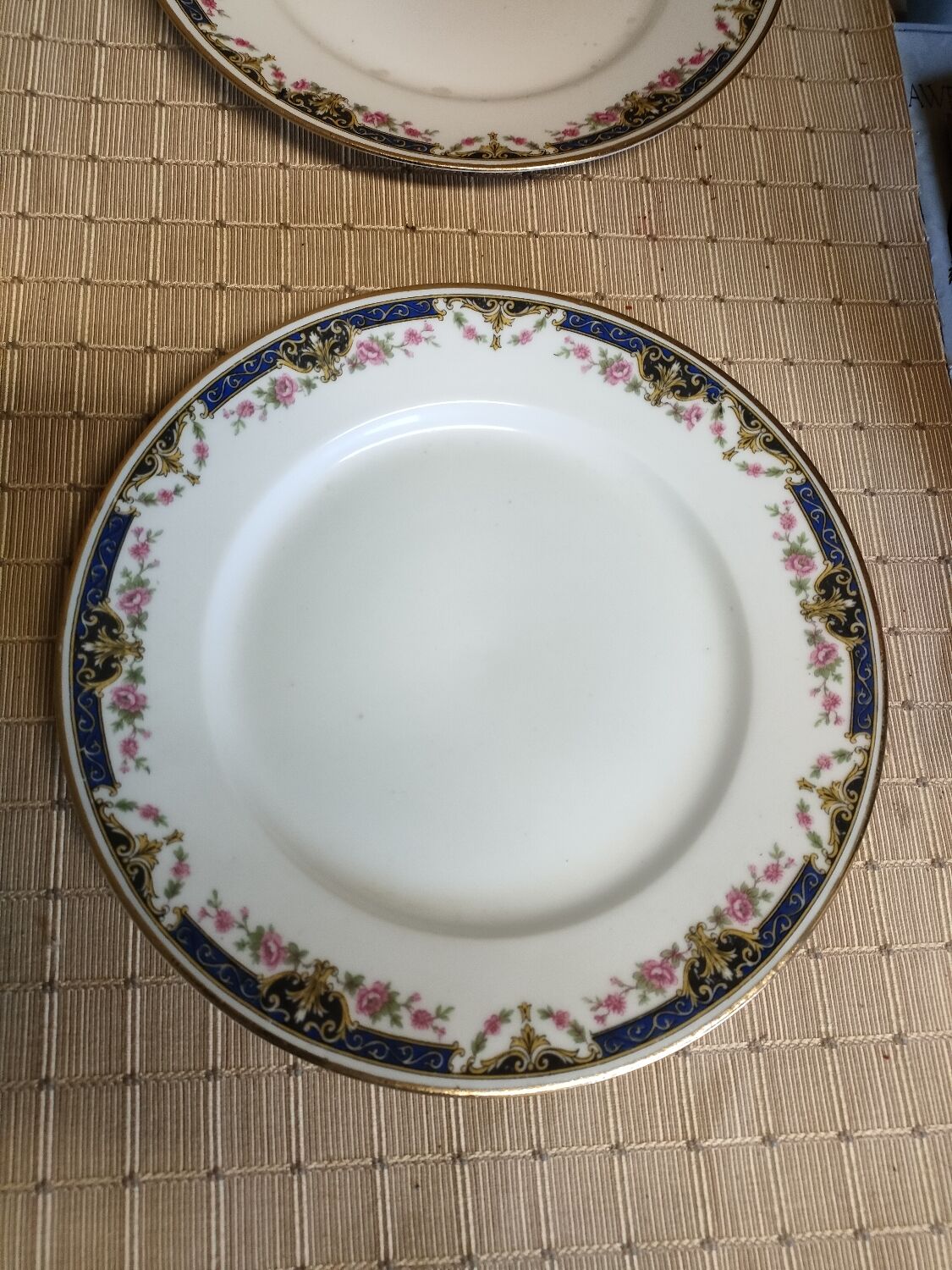 10 assiettes anciennes porcelaine de Limoges