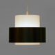 Pendant light "Cylindus" by Uno and Östen Kristiansson for Luxus. Sweden 1970s