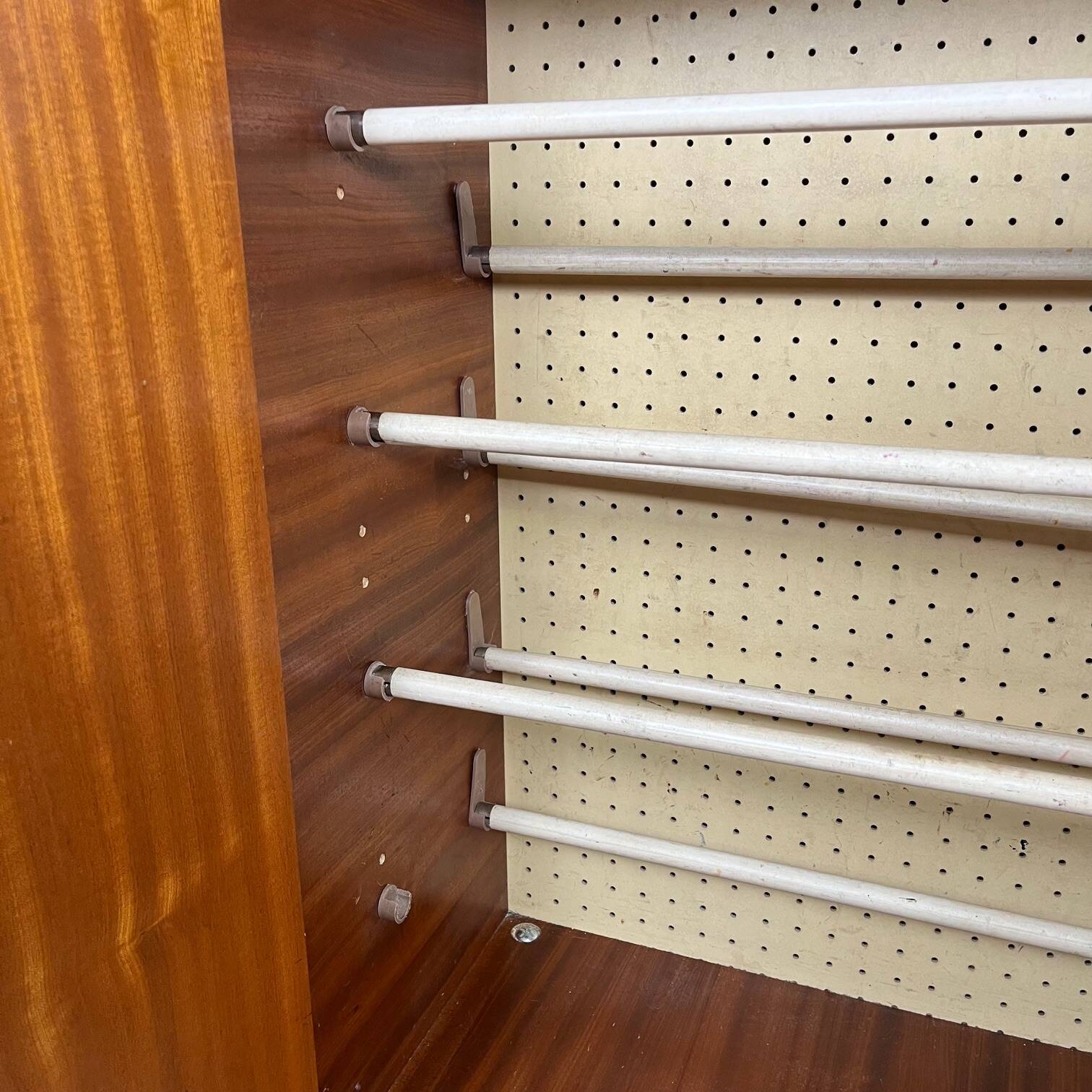 Meuble à chaussure vintage en bois, 1970