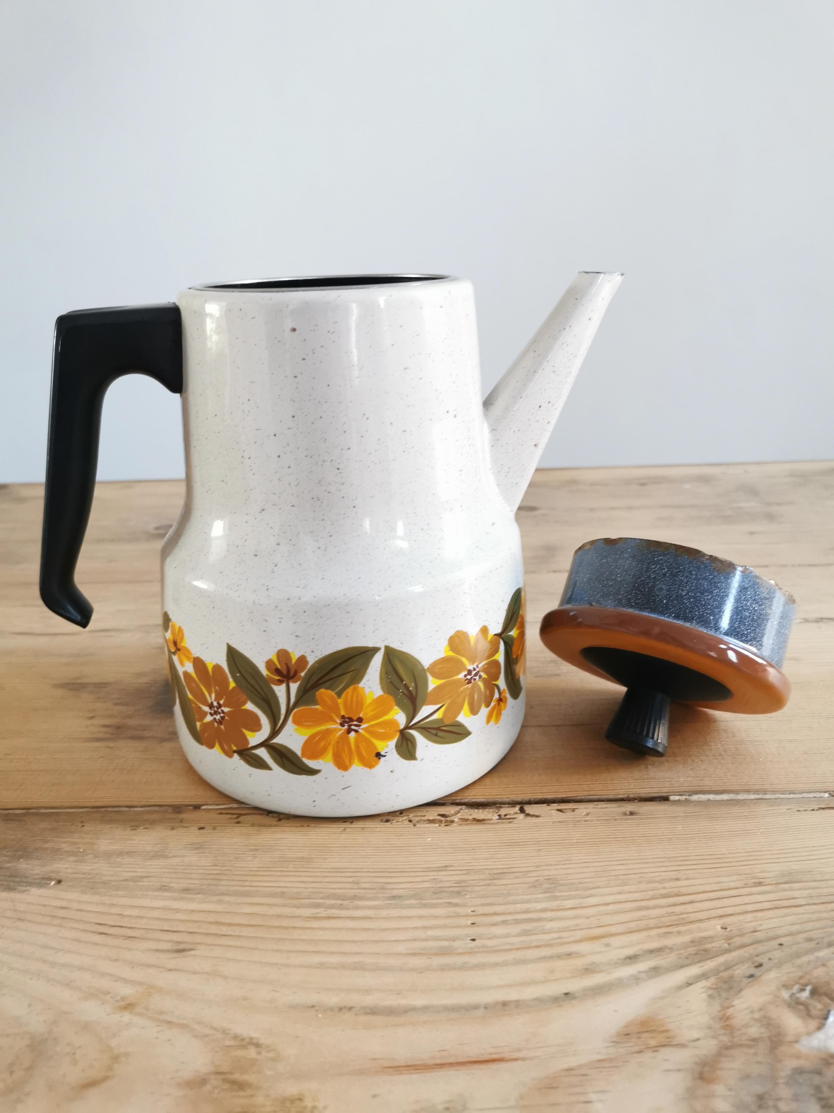 Vintage enamel coffee maker