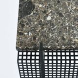 Marble and metal coffee table circa 1950