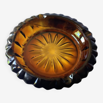 Amber glass ashtray 🇫🇷
