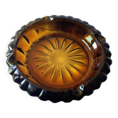 Amber glass ashtray 🇫🇷