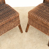 4 wicker chairs