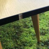 Formica and wood coffee table
