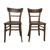 Pair of Parisian bistro chairs
