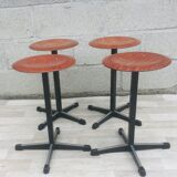 Set of 4 vintage Eromes stools