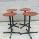 Set of 4 vintage Eromes stools