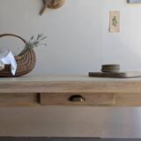 Table de ferme restaurée