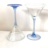 Set of 7 martini glasses
