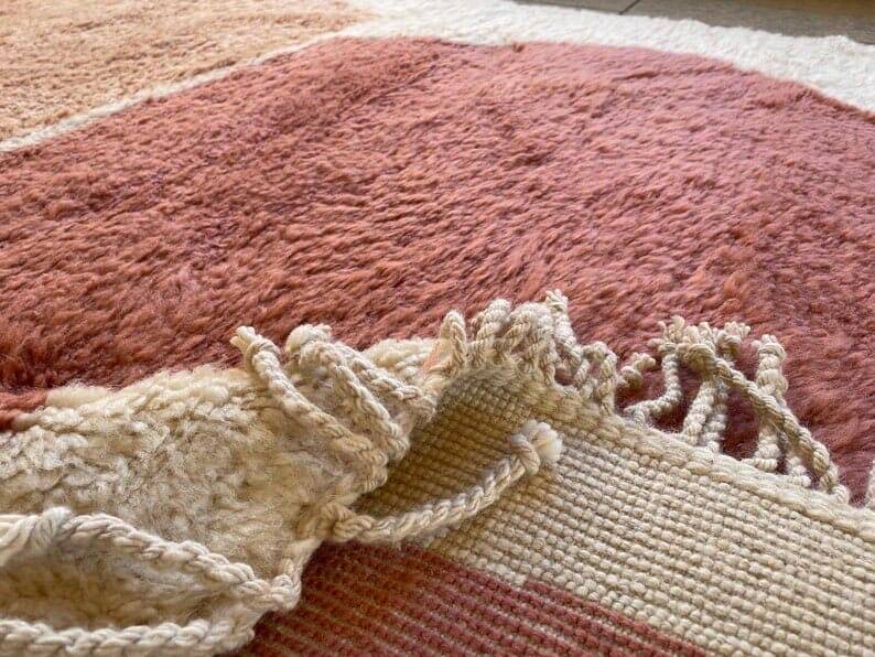 Natural wool Moroccan rug 1.5/2.5 m