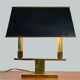 Lampe de table en bronze doré moderniste