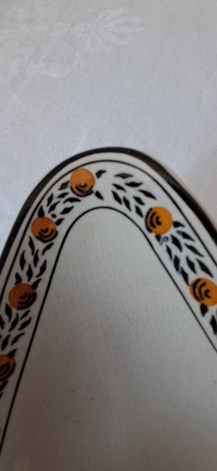 Valence model dish from Digoin Sarreguemines. Vintage