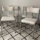 Vintage chairs from the 70s restored with a French terry fabric