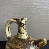 Ceramic pitcher signed Pegomas