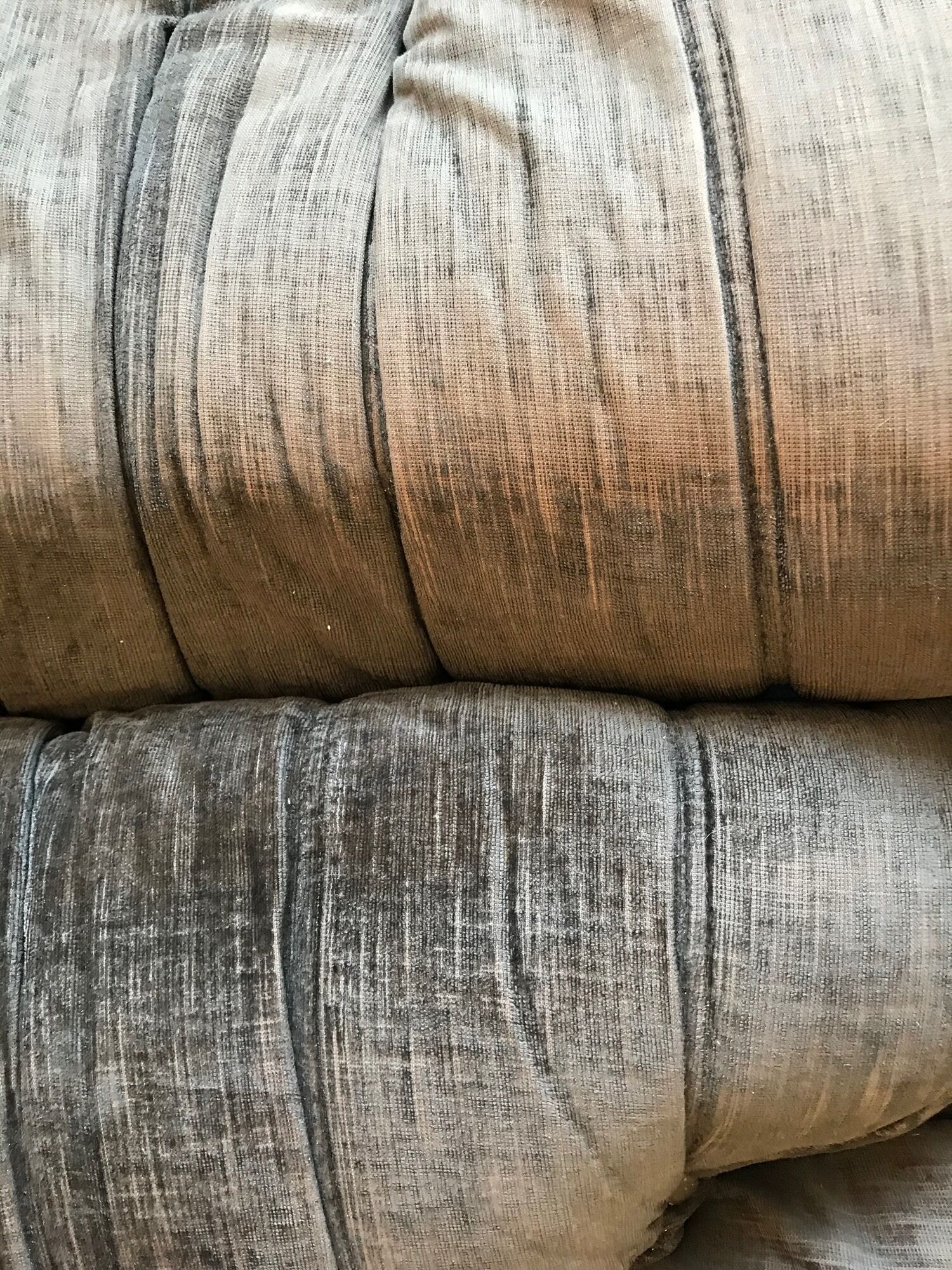 Togo in brown velvet by Michel Ducaroy for Ligne Roset 70s