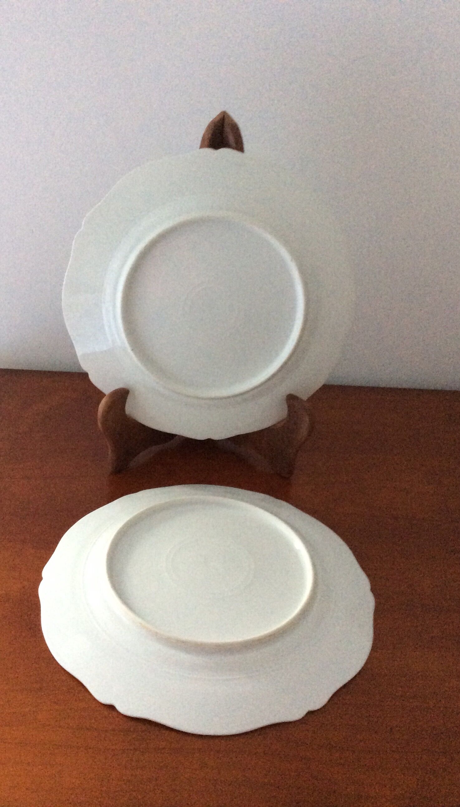 Old Theodore Haviland muslin porcelain plates