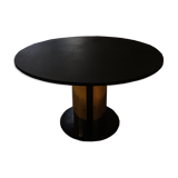 Central table leg gilded and black