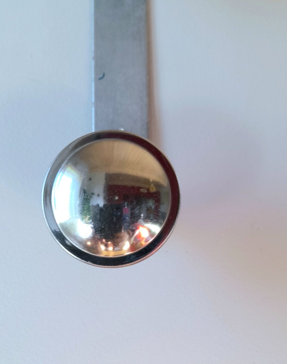 Chrome wall coat rack 70s