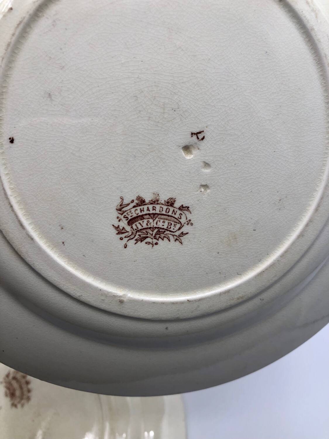 Jules Vieillard Bordeaux dessert plates