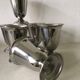 Set of 6 stainless steel bowls