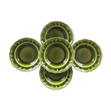 Set of 5 Provencal olive plates
