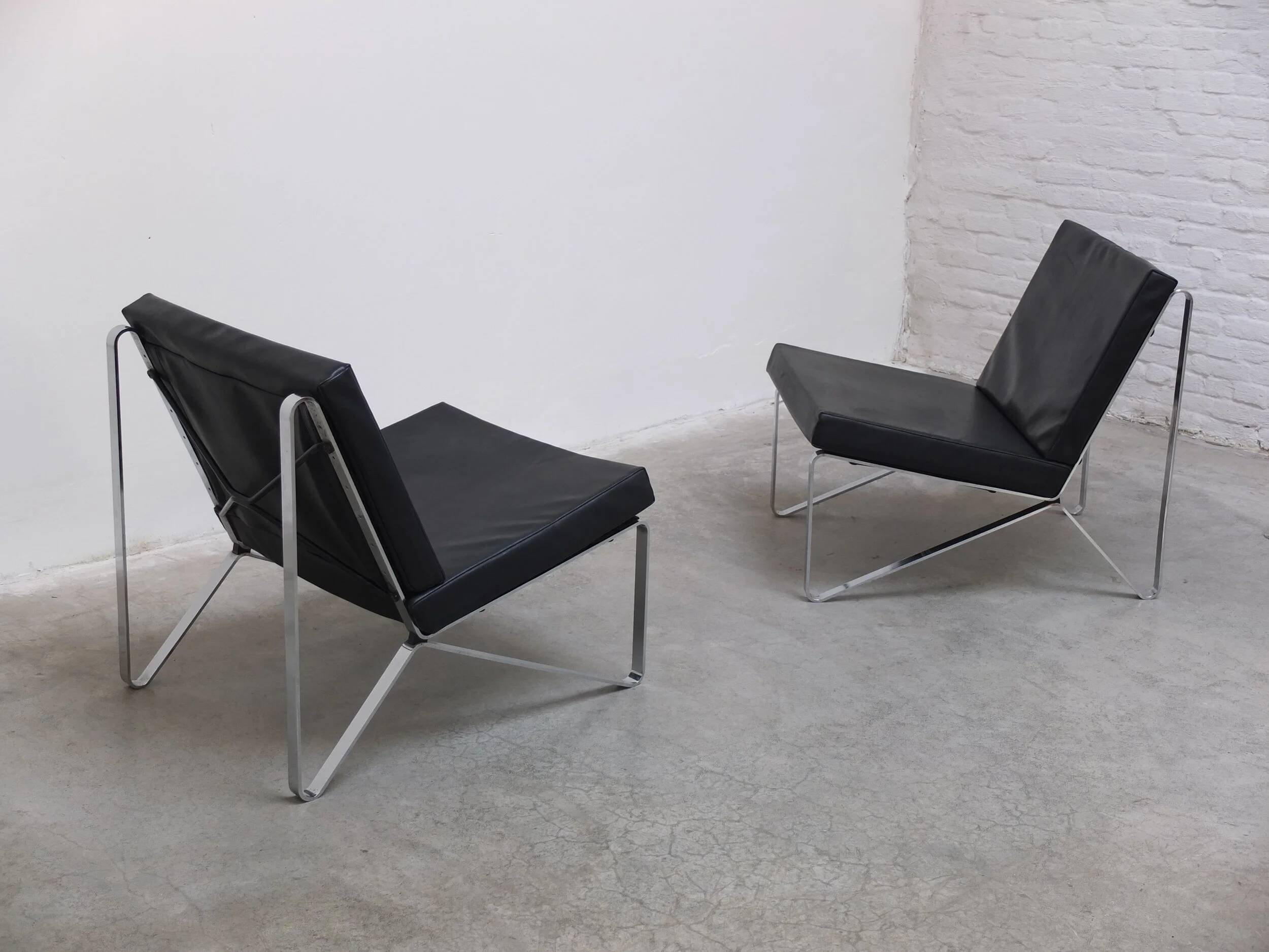 Pair of easy chairs by Hartmut Lohmeyer for Mauser Werke Waldeck, 1957