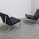 Pair of easy chairs by Hartmut Lohmeyer for Mauser Werke Waldeck, 1957