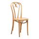 Thonet style heart bistro chair in beech