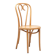 Thonet style heart bistro chair in beech