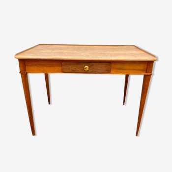 Solid wood desk with 1 drawer 102x62cm 1900